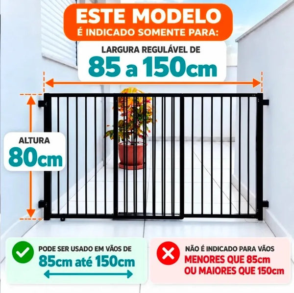 Portão de Segurança em Alumínio
