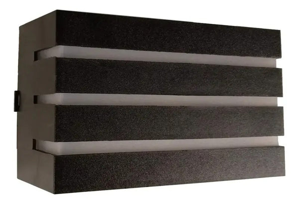 Arandela Frizzy de Muro Preta 15x9cm