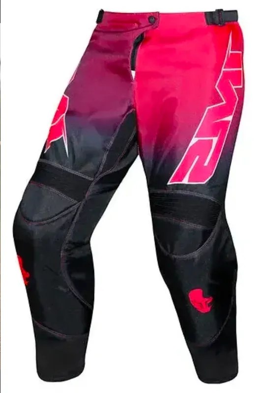 Calça Motocross IMS Army Vermelho Flúor Tam 42