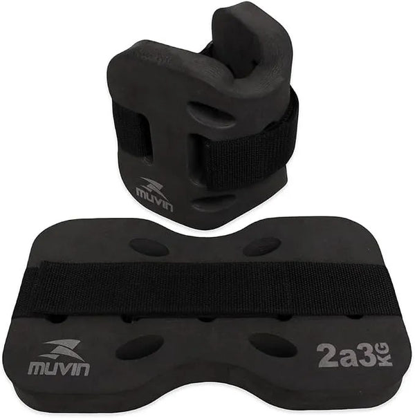 Par de Caneleiras Hidroginástica Muvin 2kg a 3kg