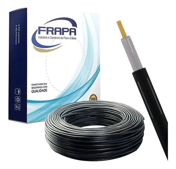 Cabo de Alta Isolação Frapa 5mm Cobre 50m para Cerca Elétrica