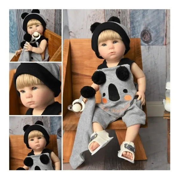 Bebê Reborn Luna de Silicone Pode Dar Banho