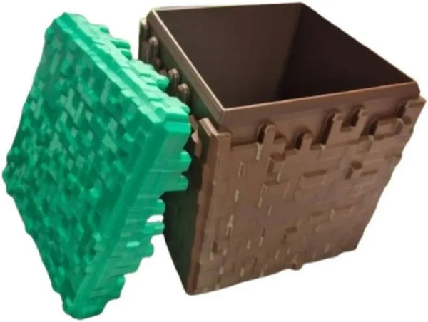 Caixa Decorativa para Guardar Blocos de Construção