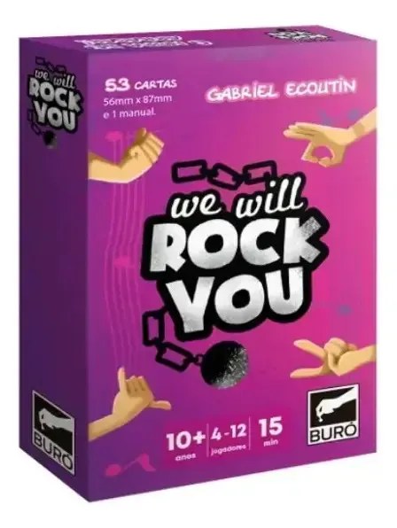Jogo de Cartas We Will Rock You Buró