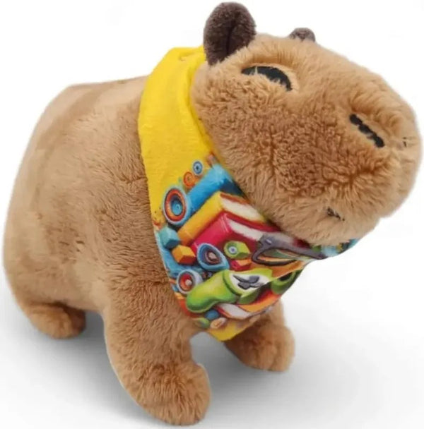 Pelúcia Capivara Filó Bandana Geek 15cm