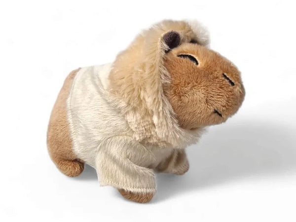 Pelúcia Capivara Filó com Capuz de Inverno 15cm