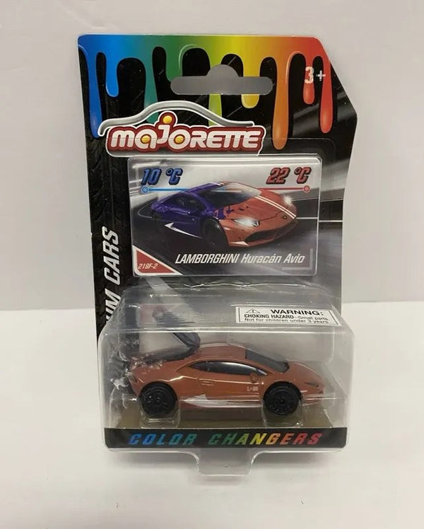 Miniatura Lamborghini Huracán Avio 1/64 Majorette Muda de Cor