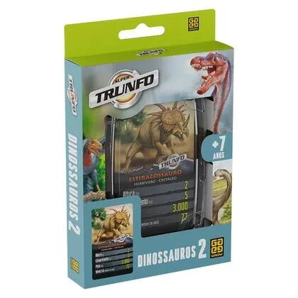 Jogo de Cartas Super Trunfo Dinossauros 2 Grow