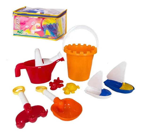 Kit Baldinho de Praia 8 Peças