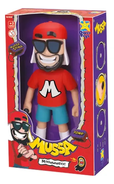 Boneco Mussa Mussoumano Articulado