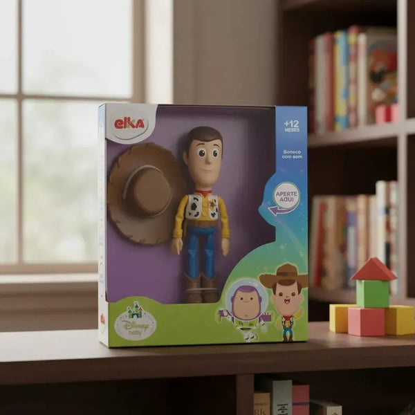 Boneco Woody Toy Story Articulado com Som 26cm