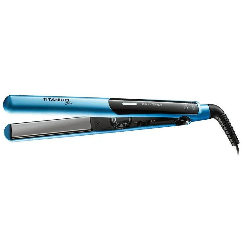 Prancha Britânia Titanium Blue Bivolt