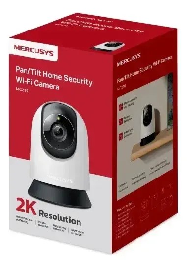 Câmera de Segurança Wi-Fi Mercusys MC210 2K 360°