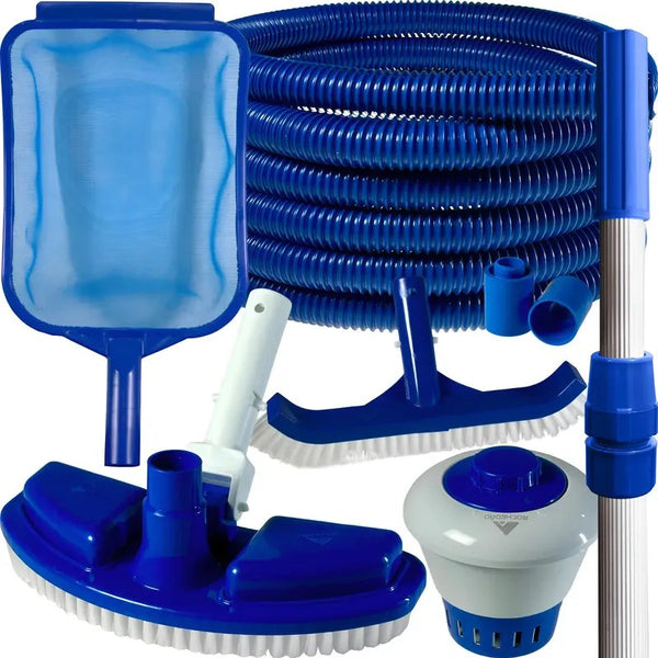 Kit Acessórios de Limpeza para Piscina Intex Mor com Cabo 1,60m