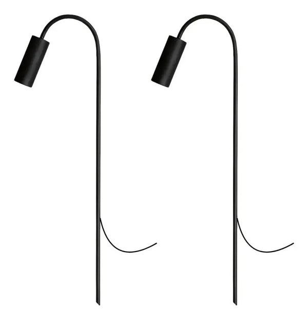 Kit 2 Balizadores Espeto de Jardim Curvos 80cm