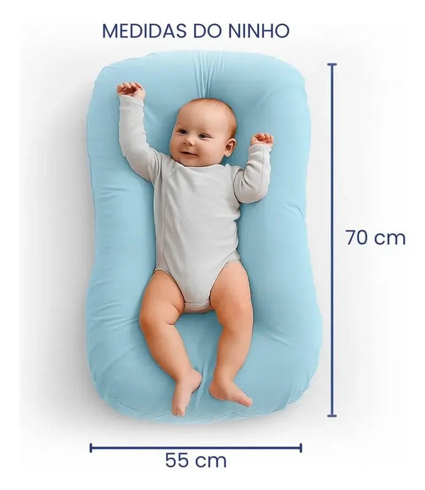 Ninho Redutor de Berço Comfy Azul