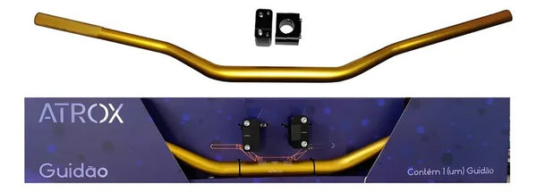 Guidão de Moto Baixo Atrox com Adaptador