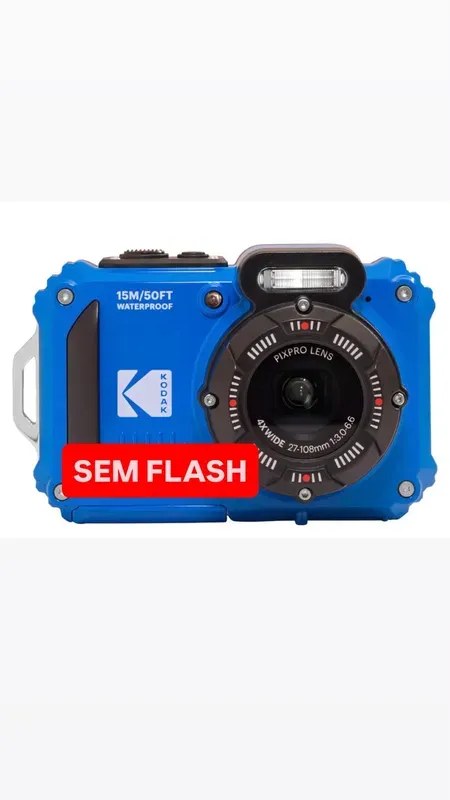 Câmera Kodak Pixpro WPZ2 à Prova d'Água Azul