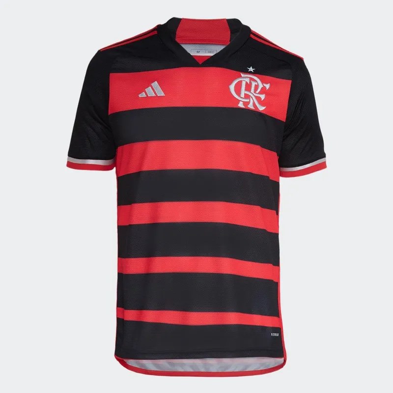 Camisa Flamengo I 24/25 Adidas Masculina Tam XG