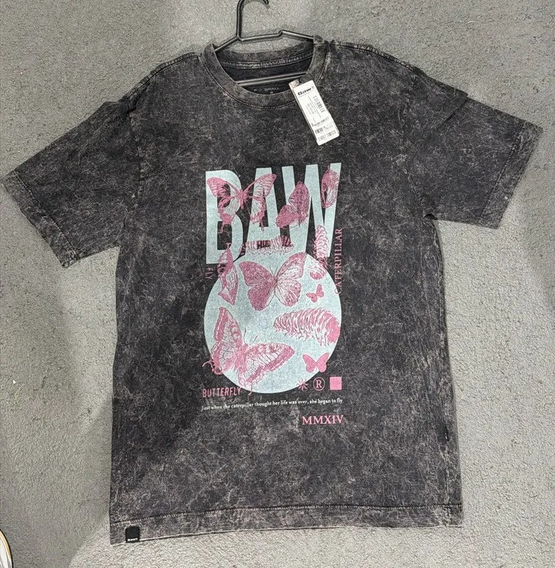 Camiseta Baw Regular Animals Preta Tam P