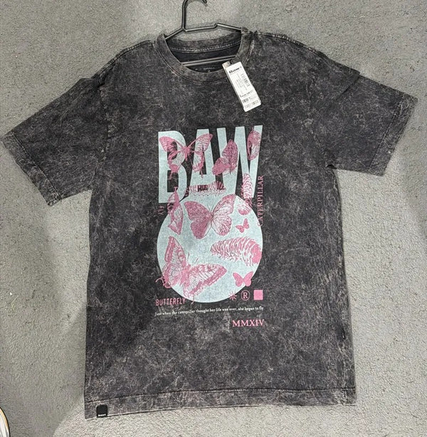 Camiseta Baw Regular Animals Preta Tam P