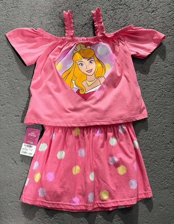 Conjunto Princesas Malwee Kids Rosa Tam 6