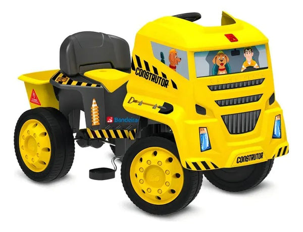 Caminhão de Pedal Infantil Bandeirante Construtor