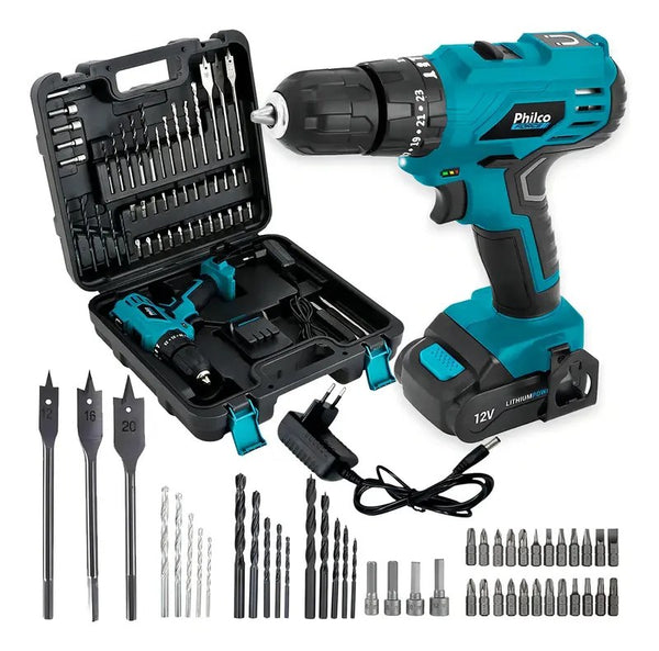 Parafusadeira Philco Force 3 em 1 PPF120MF com Maleta Bivolt