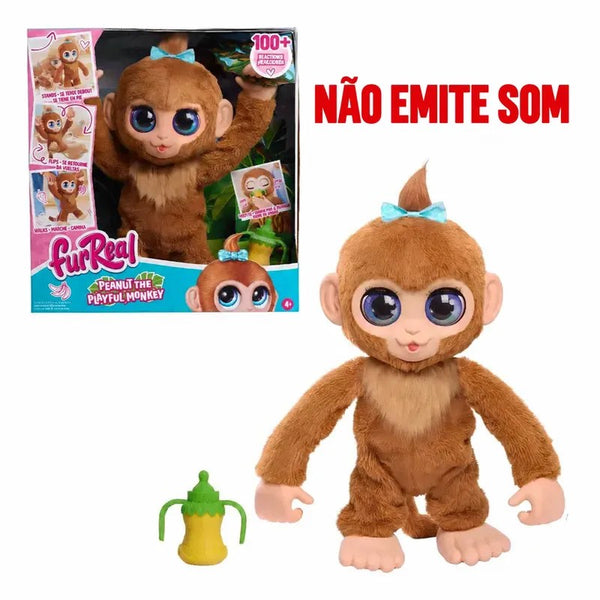 Pelúcia Interativa Macaco Brincalhão