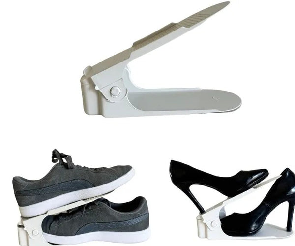 Kit 2 Separadores de Sapatos para Sapateira Brancos