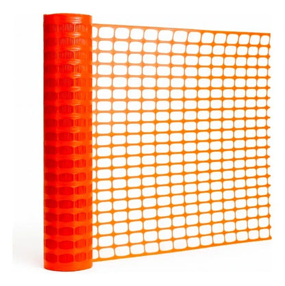 Tela Plástica de Sinalização Laranja 1,20 x 50m