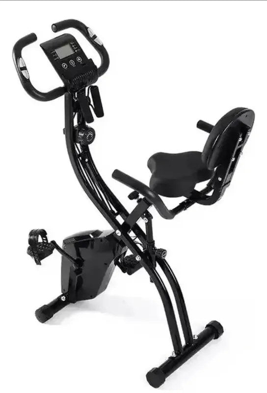 Bicicleta Ergométrica Dobrável com Encosto e Monitor