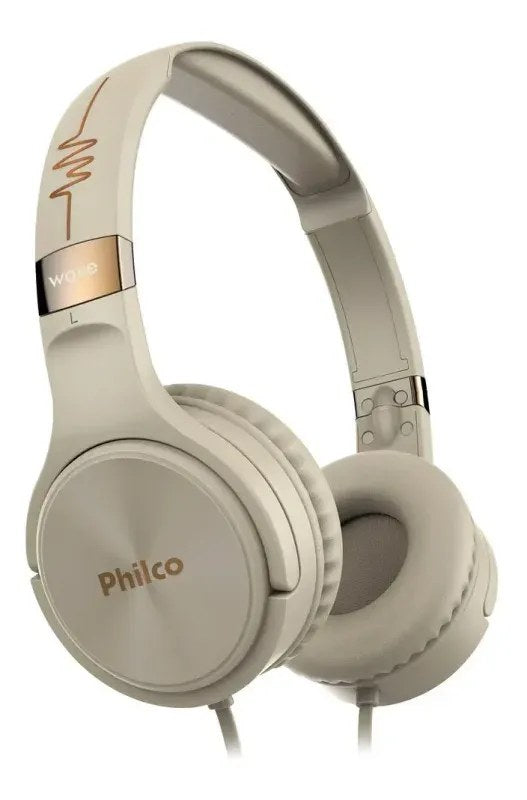 Fone Philco Wave PFO02 Over-Ear Bege
