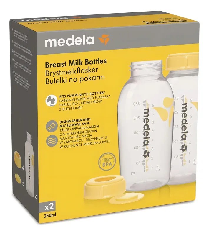 Kit 2 Potes Medela para Leite Materno 250ml