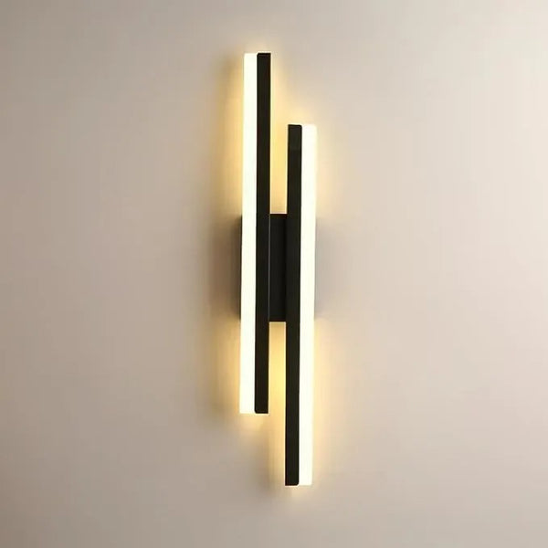 Luzes de Toucador LED 18W 65cm Pretas