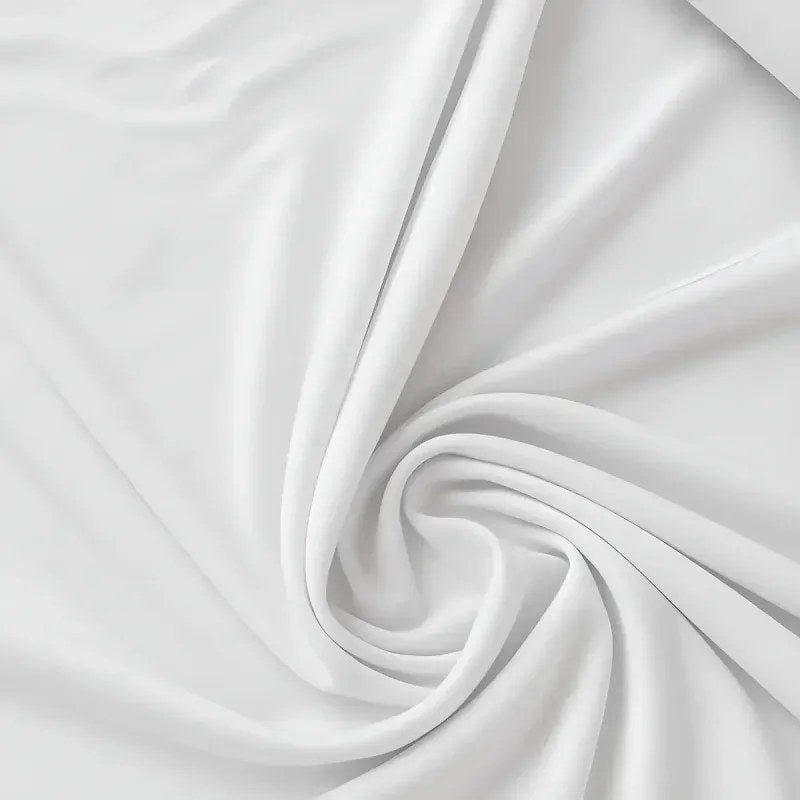 Tecido Meia Malha PV Antipilling Branco 5 Metros