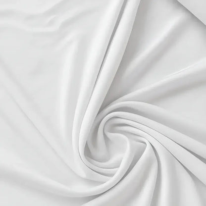 Tecido Meia Malha PV Antipilling Branco 5 Metros