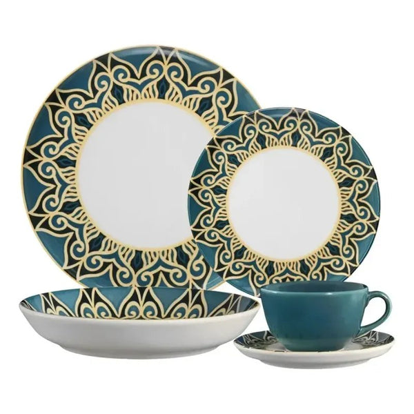 Aparelho de Jantar Oxford Flat Galatá 20 Peças