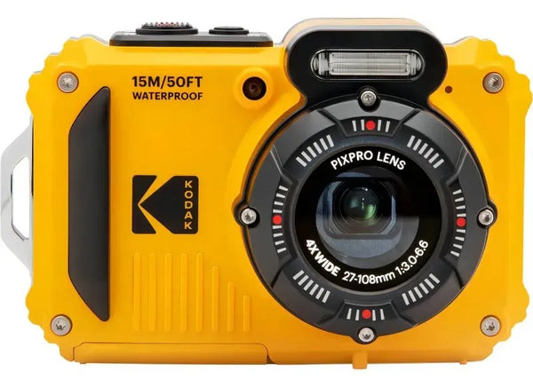 Câmera Kodak Pixpro WPZ2 à Prova d'Água Amarela