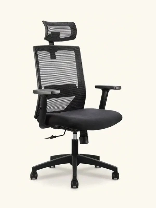 Cadeira de Escritório Ergonômica NR17 Tela com Encosto de Cabeça
