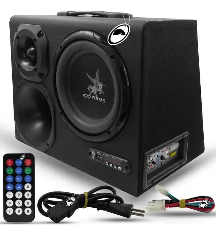 Caixa Trio Amplificada Corzus HC500 8 Pol. Bluetooth