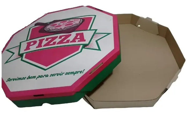 Kit 25 Caixas de Pizza 35x35 Personalizadas
