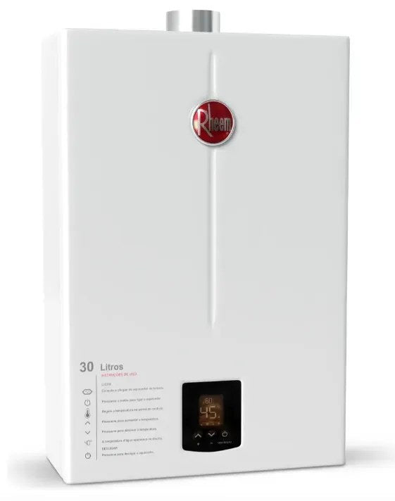 Aquecedor Rheem 30 Litros Digital EF GN