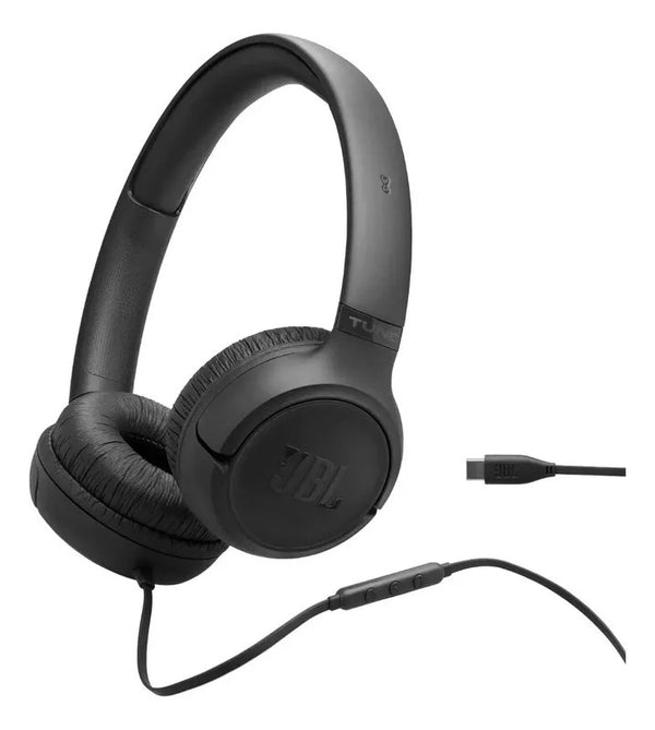 Fone JBL Tune 530 Over-Ear com Fio Preto