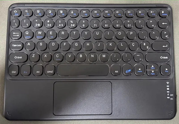 Teclado Bluetooth com Trackpad WB para Tablet e Celular