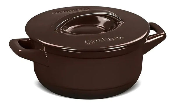 Caçarola Ceraflame Duo+ 20cm 3,2L Chocolate