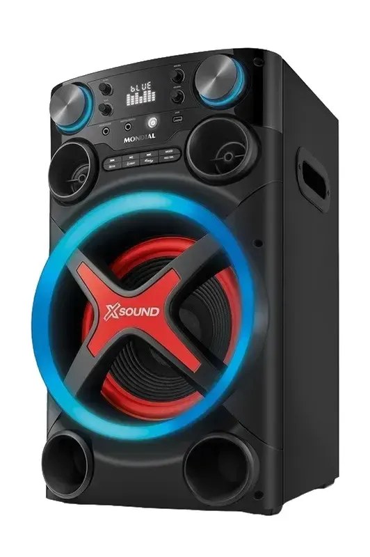 Caixa de Som Mondial TM-1200 Bluetooth 1200W RMS Bivolt