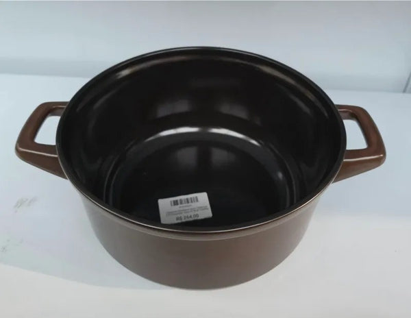 Caçarola Ceraflame Duo+ 22cm 3,2L Chocolate