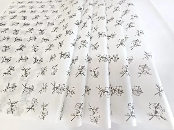 Kit 400 Papéis de Seda Decorados Flor 50x70
