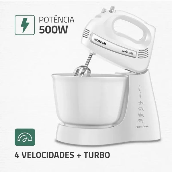Batedeira Mondial Cake Premium B-50-W 500W 220V